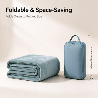 🛏✨ SWEEIM Portable Travel Blanket | Soft Lightweight Comfort for Flights, Trains & Road Trips | Foldable Space-Saving Design for Easy Carrying | Cozy Multi-Purpose Travel Companion | Ideal for Airplanes, Hotels, Cars & Outdoor Rest
