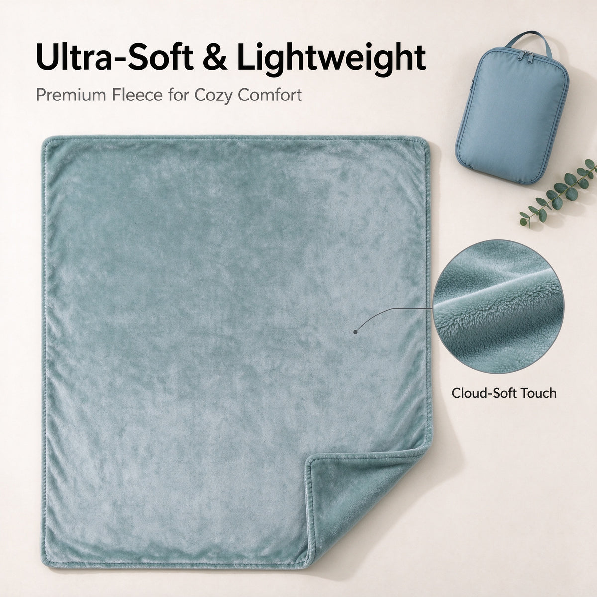 🛏✨ SWEEIM Portable Travel Blanket | Soft Lightweight Comfort for Flights, Trains & Road Trips | Foldable Space-Saving Design for Easy Carrying | Cozy Multi-Purpose Travel Companion | Ideal for Airplanes, Hotels, Cars & Outdoor Rest