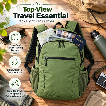 🎒✨ SWEEIM Foldable Lightweight Travel Backpack | Compact Packable Day Bag for Everyday Adventures | Spacious Multi-Pocket Storage & Comfortable Carrying | Easy-Fold Space-Saving Design | Perfect for Trips, Hiking, Shopping & Weekend Getaways